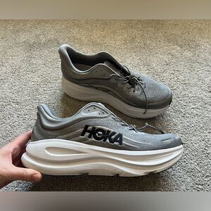 Hoka One Bondi 9 1162011 GCTC Galactic Gray Running Shoes Mens Sz 14 D Sneakers